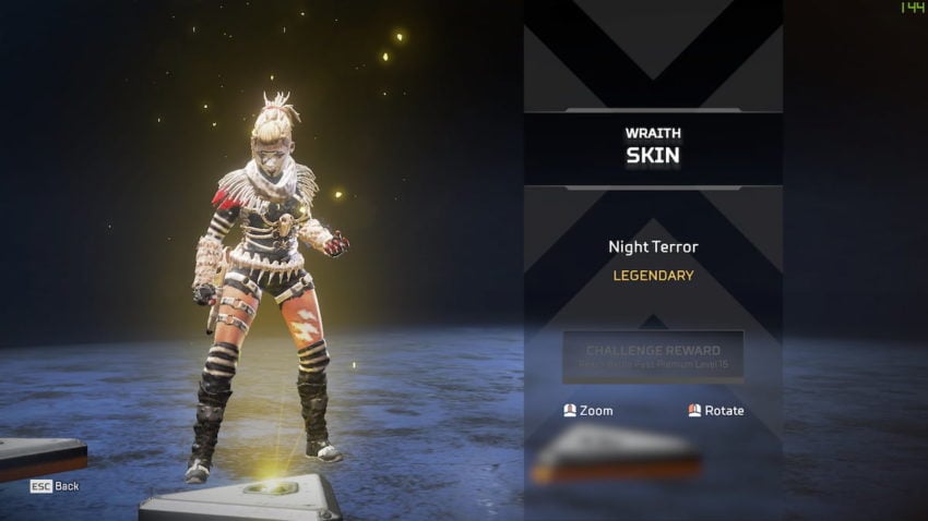 night terror wraith skin return