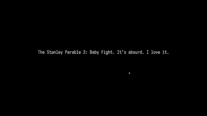 Custom name for the stanley parable 3