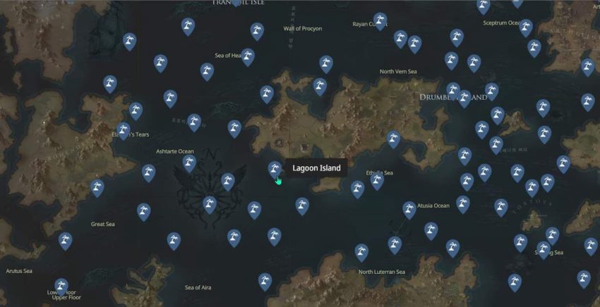 Lagoon Island location Lost Ark