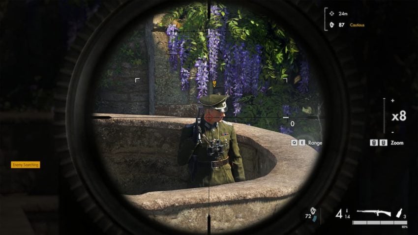 Sniper Elite 5 Officer in the Scope